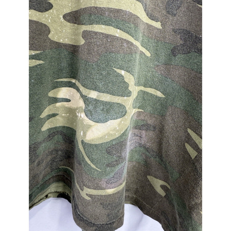 Vintage Mens Harley Davidson Camo T-shirt Spring Field,MO Sz XL