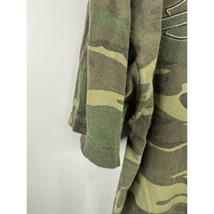 Vintage Mens Harley Davidson Camo T-shirt Spring Field,MO Sz XL