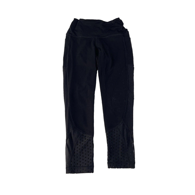 Womens Victoria Sport Black Leggings With Breathable Design Size XS