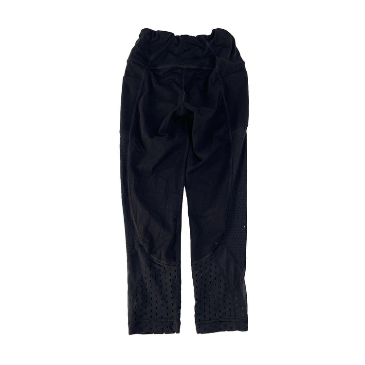 Womens Victoria Sport Black Leggings With Breathable Design Size XS