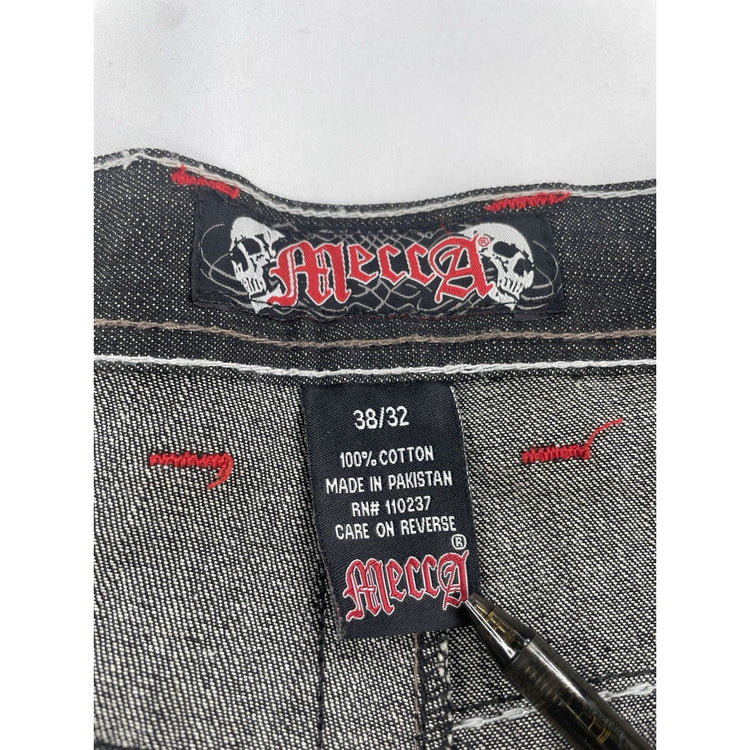 Men’s Vintage Mecca Black Baggy Jeans Size 38/32