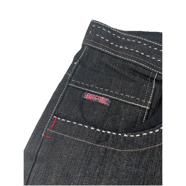 Men’s Vintage Mecca Black Baggy Jeans Size 38/32