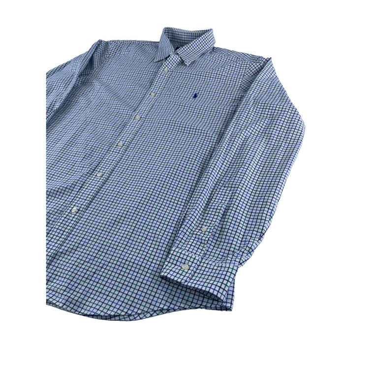 Mens Ralph Lauren Multicolor Classic Fit Dress Shirt Size Xl 17.5