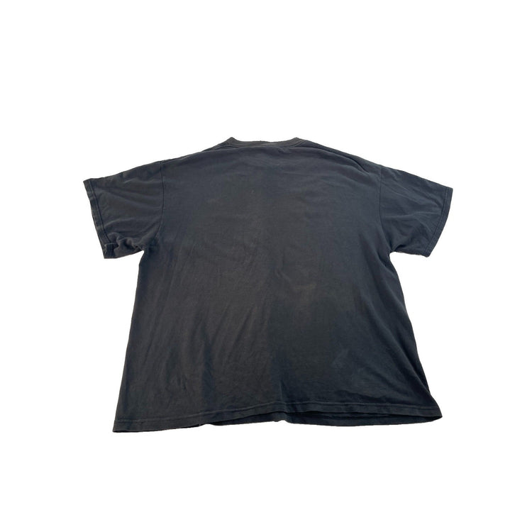 Men's Vintage Style Fantasy Dragon Graphic Black T-Shirt Size XL