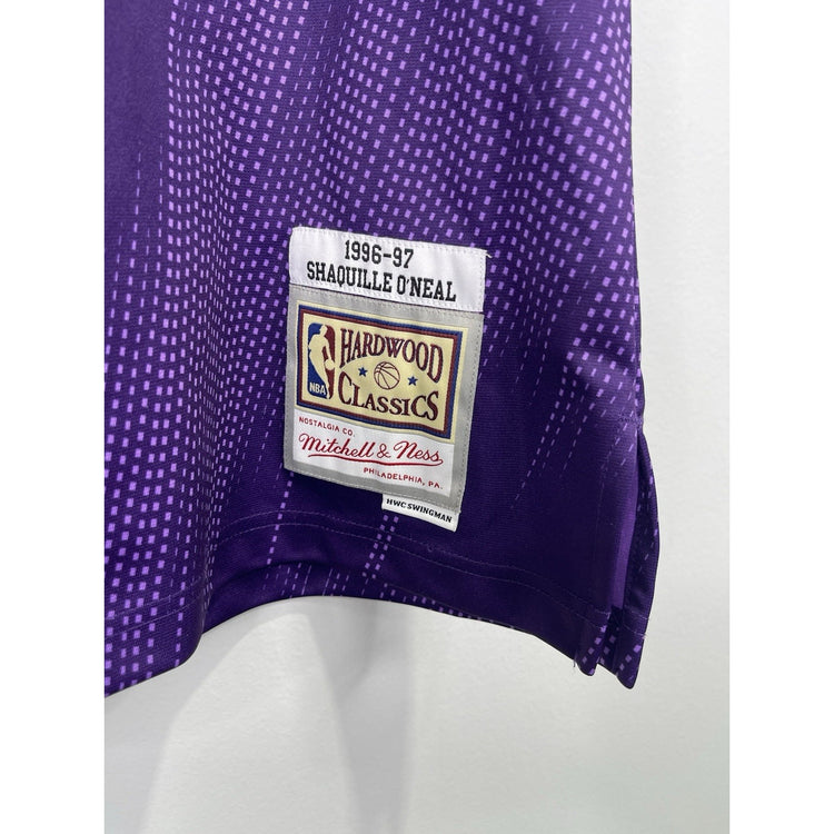 Mitchell & Ness LA Lakers Shaquille O'Neal Monochrome 96-97 Swingman Jersey Sz M