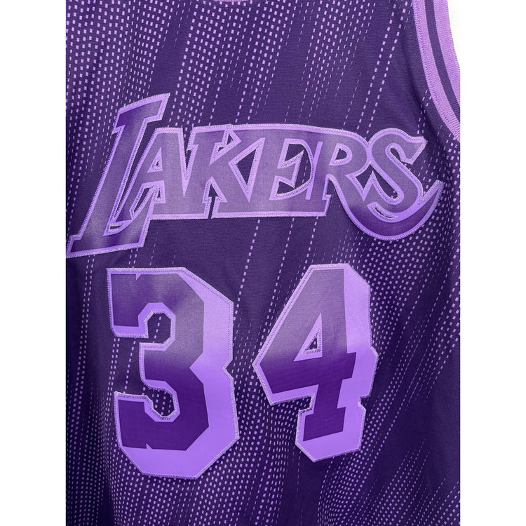 Mitchell & Ness LA Lakers Shaquille O'Neal Monochrome 96-97 Swingman Jersey Sz M