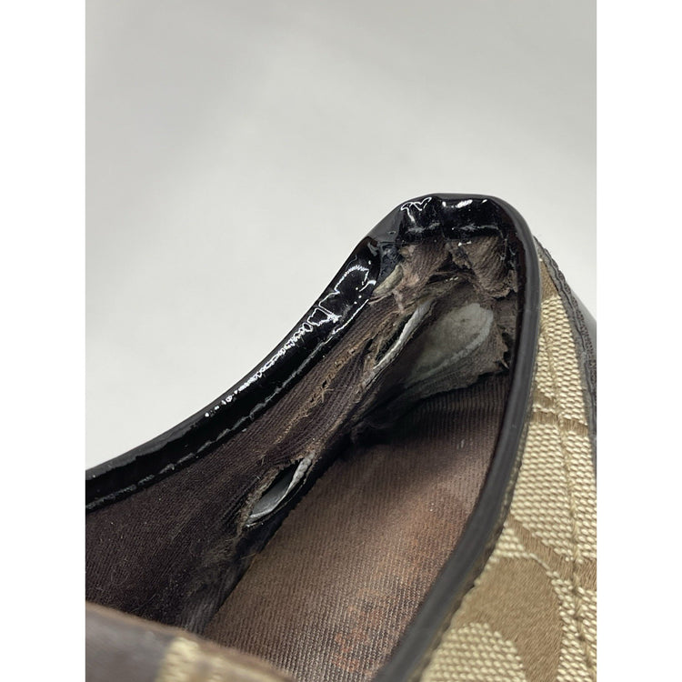 WOMENS COACH SIGNATURE Folly LACE UP TENNIS ATHLETIC FASHION SHOE Size 8