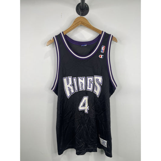 Mens Sacramento Kings Chris Webber Champion NBA Basketball Jersey Large