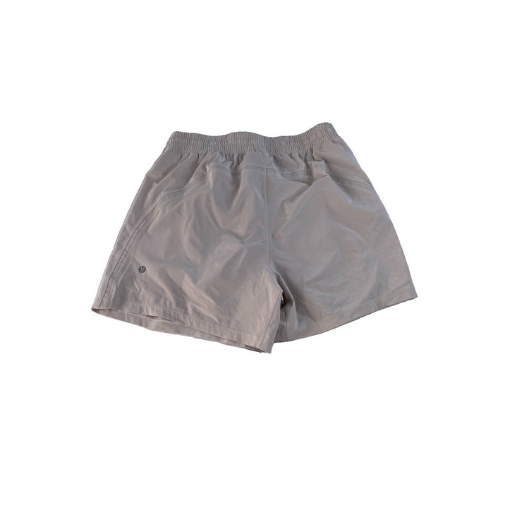 Men's Lululemon Athletic Training Shorts Beige Size M
