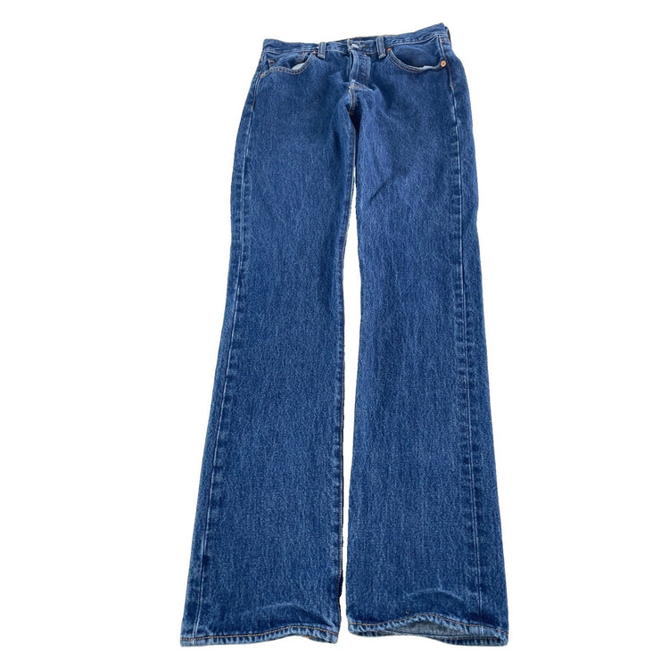 Mens Levis 501 Blue Denim Jeans Size 30