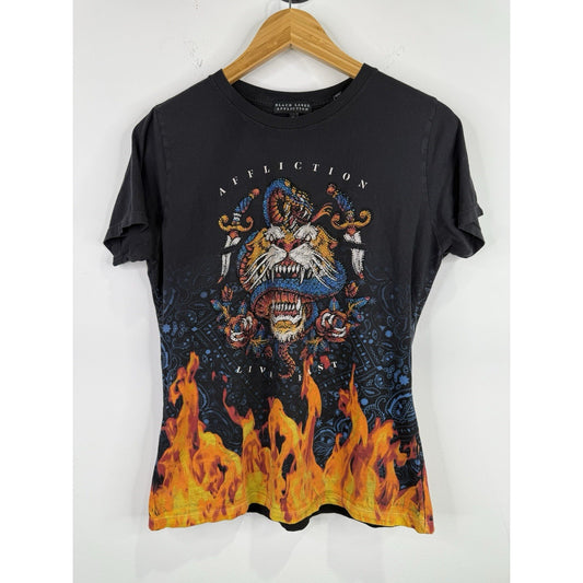 Women’s Black Label Affliction T-shirt Size L