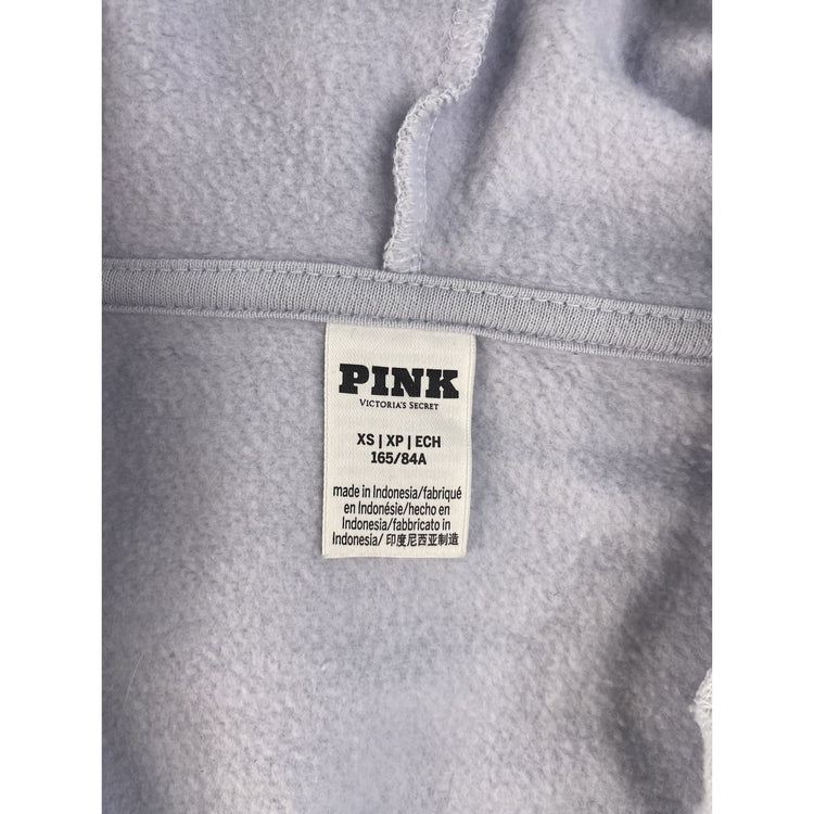 Womens PINK Victorias Secret Gray Zip Up Jacket Size XS