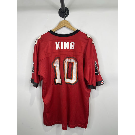 Vintage Tampa Bay Buccaneers Jersey Mens Medium Red King Adidas