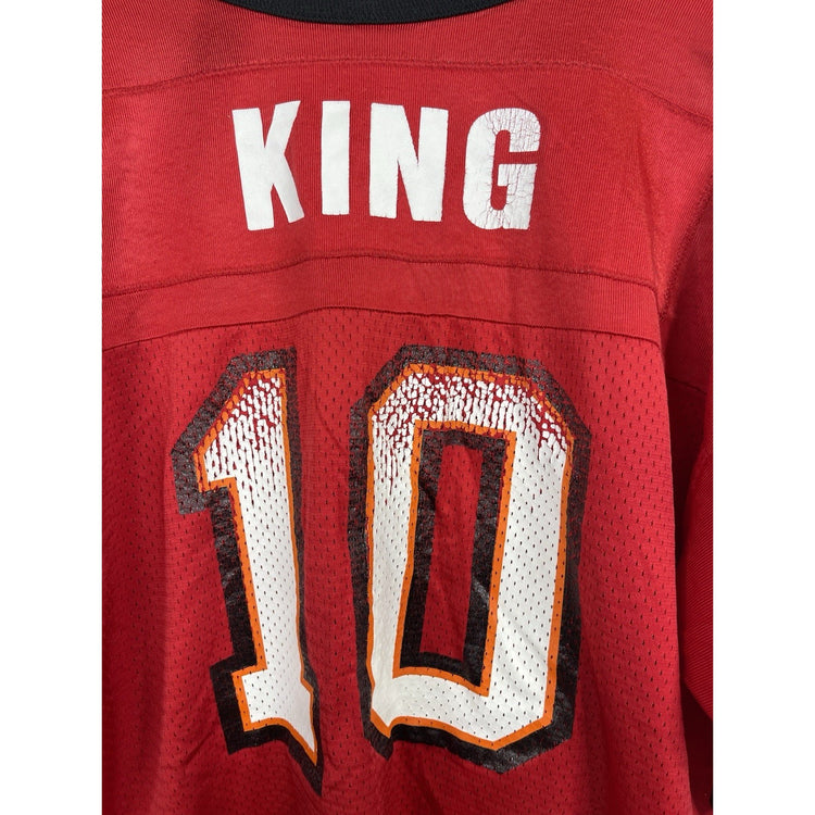 Vintage Tampa Bay Buccaneers Jersey Mens Medium Red King Adidas