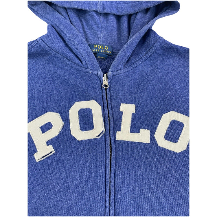 Mens Polo Ralph Lauren Size Large Navy Blue ‘polo’ Zip Up Jacket