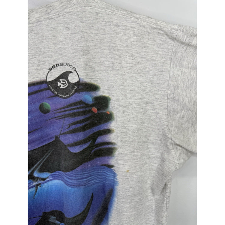 VINTAGE MENS SEA SPACE T-SHIRT