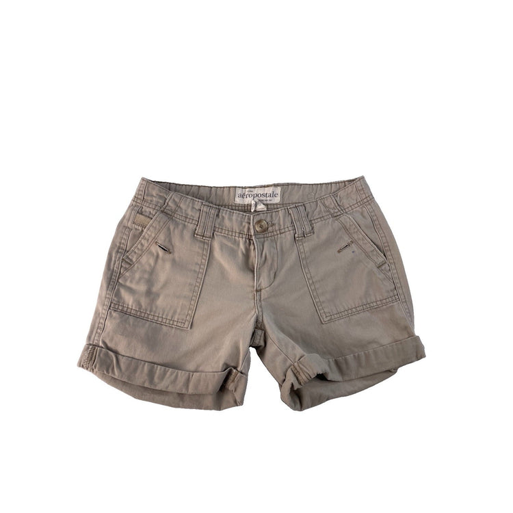 Womens Aéropostale Khaki Shorts Size 1/2