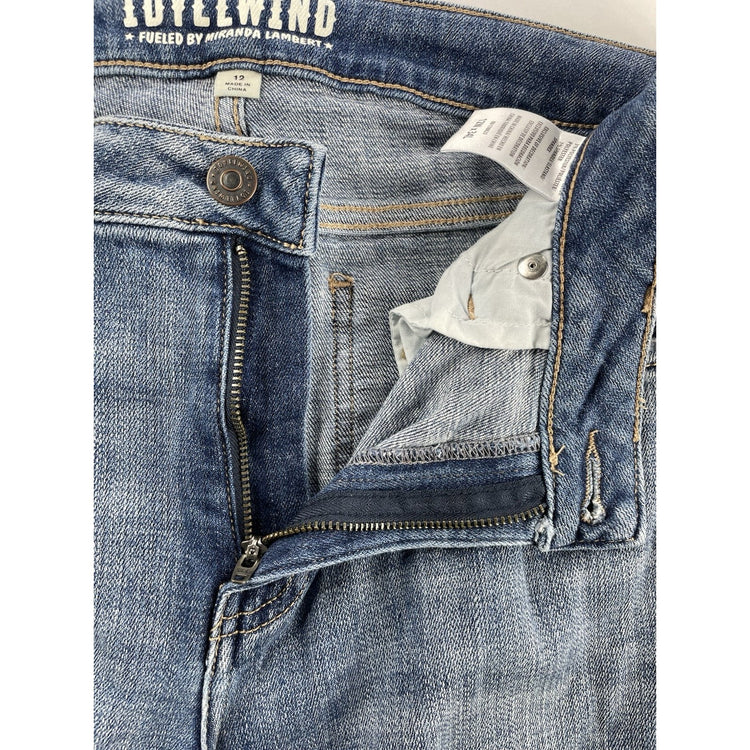 Womens IDYLLWIND Relaxed Bootcut Light Wash Blue Jeans Size 12x34
