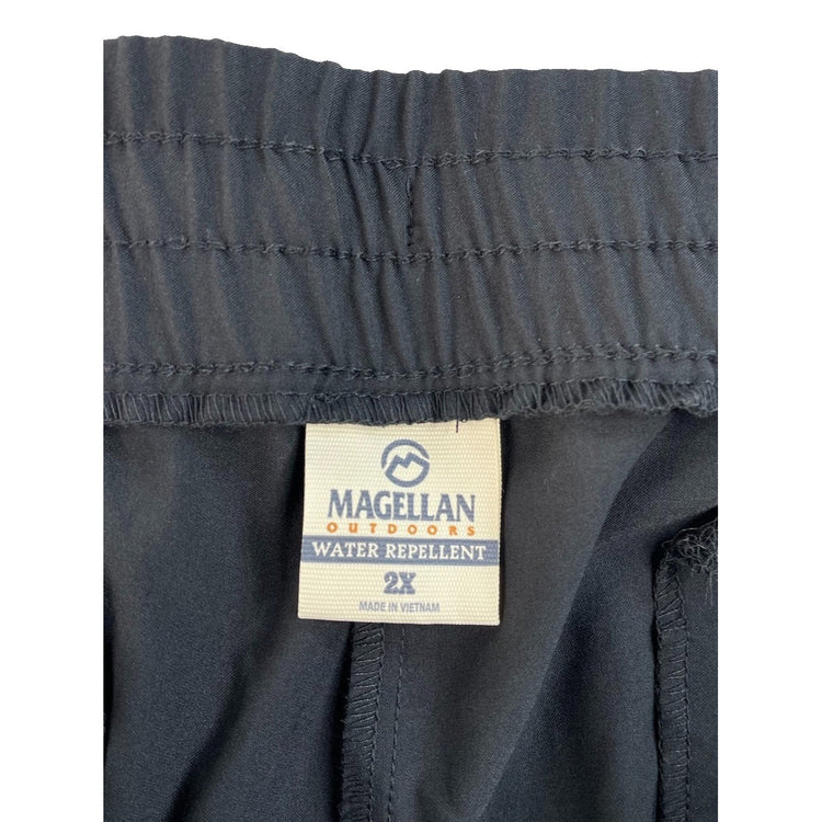 Women's Magellan Outdoors Black Water Repellent Pants Size 2X