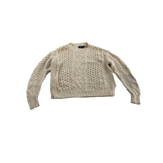 Womens Ralph Lauren Size Large White Knitted Sweater