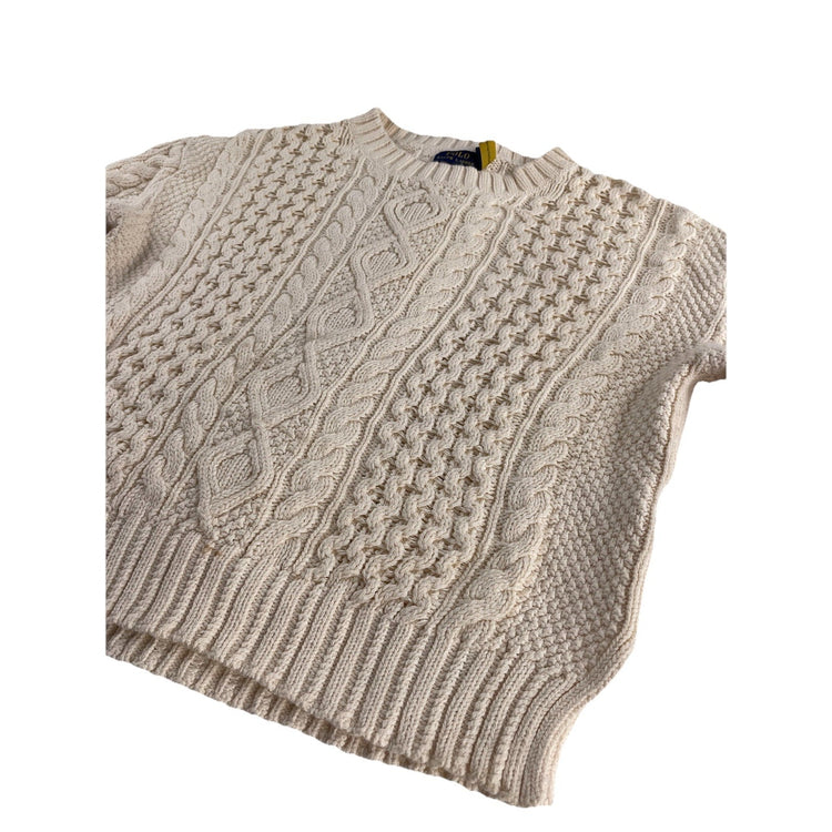 Womens Ralph Lauren Size Large White Knitted Sweater