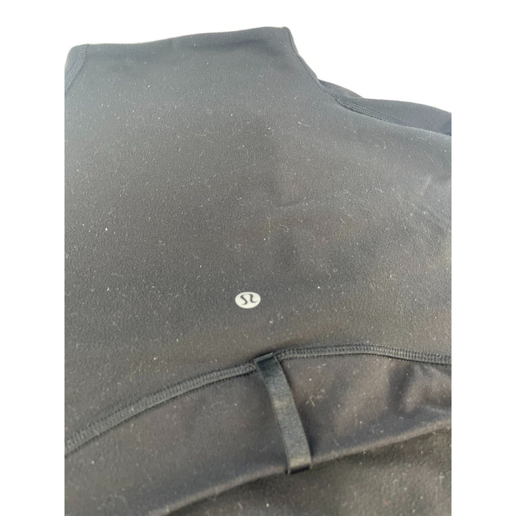 Womens Lululemon Black Solid Luon Full Zip Define Workout Track Jacket SIZE 16
