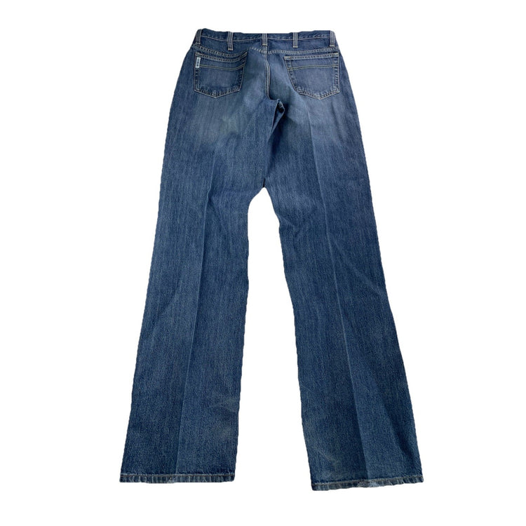 Mens Cinch Relaxed Straight Denim Blue Jeans Size 33x36
