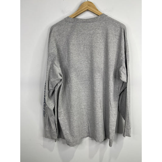 Men’s VTG Gray Dallas Cowboys Long Sleeve Design Sz XL