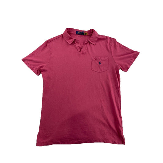 Mens Polo Ralph Lauren Size Small Pink Collared Shirt