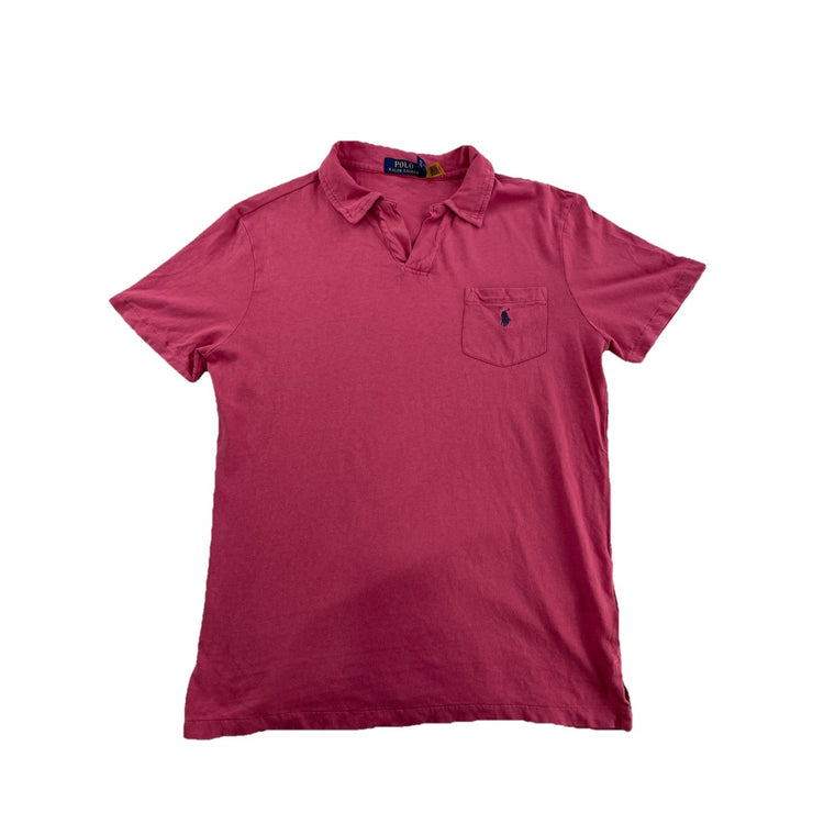 Mens Polo Ralph Lauren Size Small Pink Collared Shirt