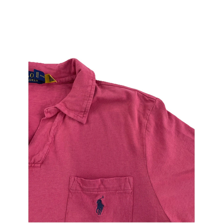 Mens Polo Ralph Lauren Size Small Pink Collared Shirt