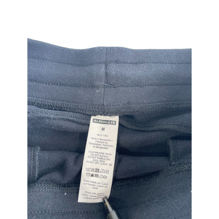 Mens Alphalete Black Sweat Shorts Size Medium