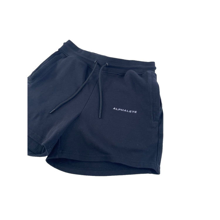 Mens Alphalete Black Sweat Shorts Size Medium
