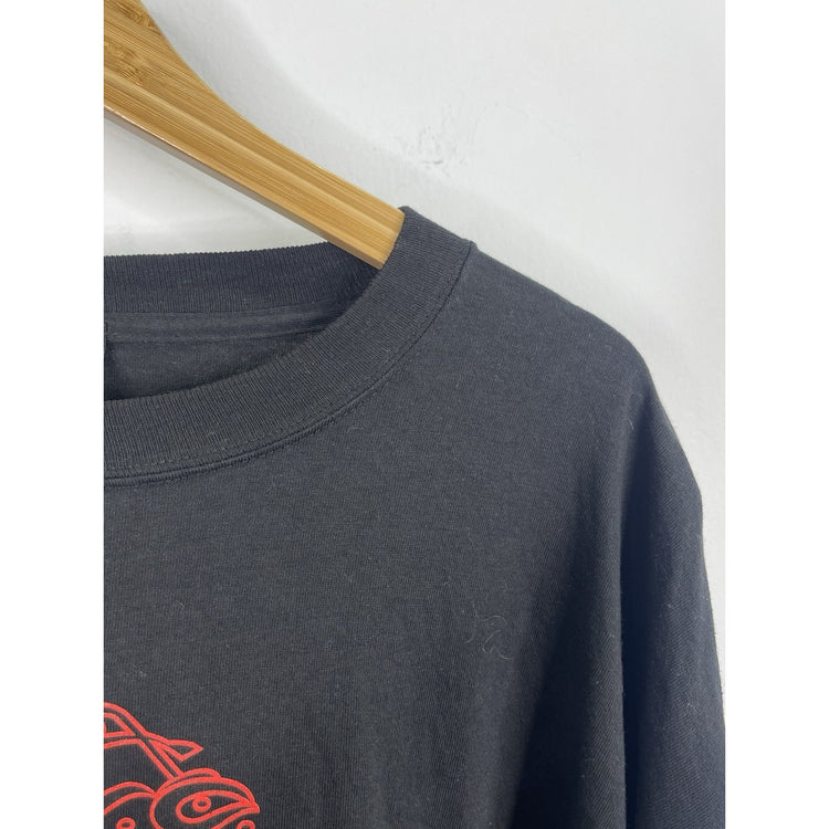 Men’s Vintage Orange County Choppers Flames Crewneck Biker Shirt Pullover Sz 2XL