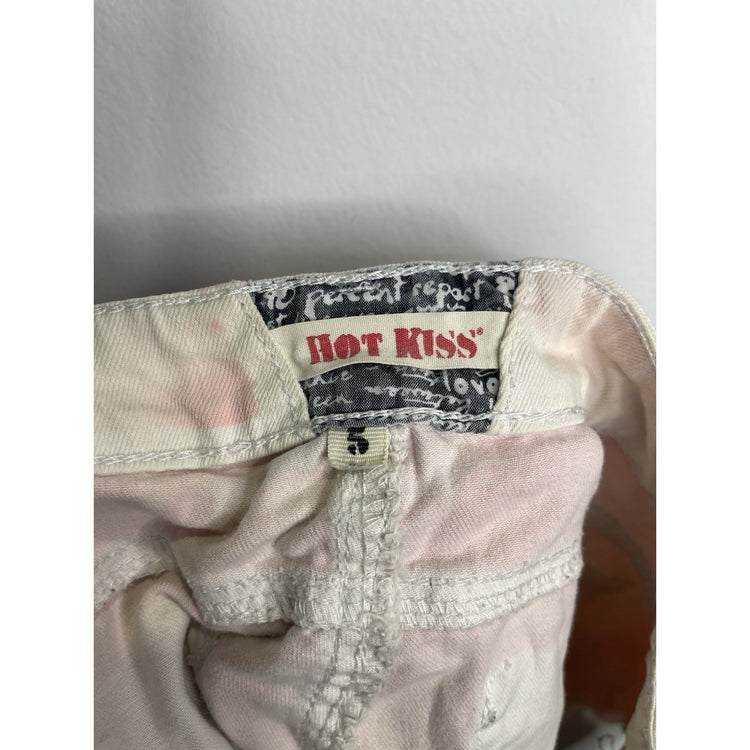 Women’s VTG Y2K Hot Kiss Cici Short Pink High Rise Denim Shorts Sz 5