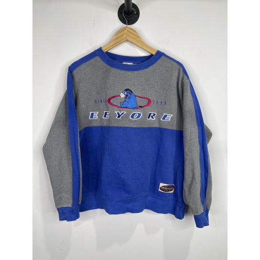 Men’s Vintage The Disney Store Eeyore Sweatshirt Crewneck Winnie The Pooh Sz M