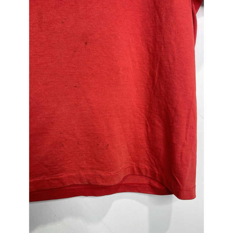 Men’s Vintage Red The Houston Post Short Sleeve Graphic T Shirt Sz XL