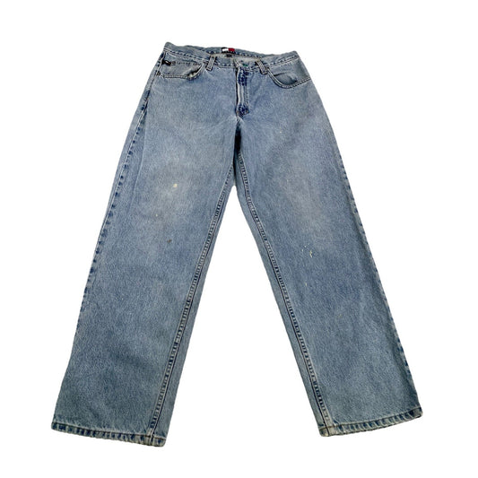 Men’s Vintage Tommy Hilfiger Relaxed Light Wash Jeans Size 34/30