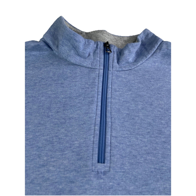 Mens Polo Ralph Lauren Size 2XLT Light Blue Quarter Zip Sweater