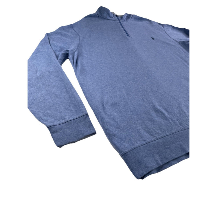 Mens Polo Ralph Lauren Size 2XLT Light Blue Quarter Zip Sweater