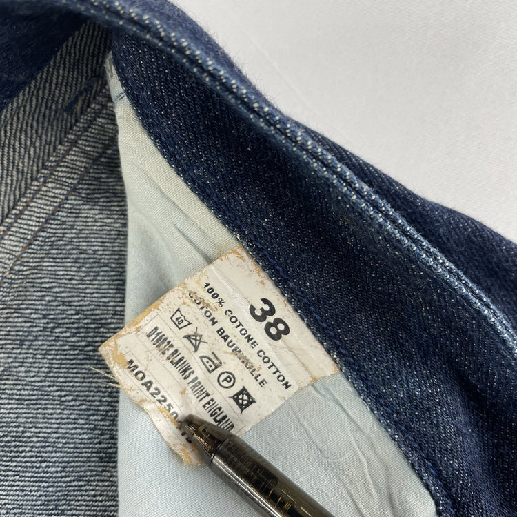 Mens Y2k Early 2000s Money Clothing Baggy Blue Jeans Size 38