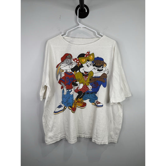 WOMEN’S VINTAGE LOONEY TOONS/ DISNEY T-SHIRT