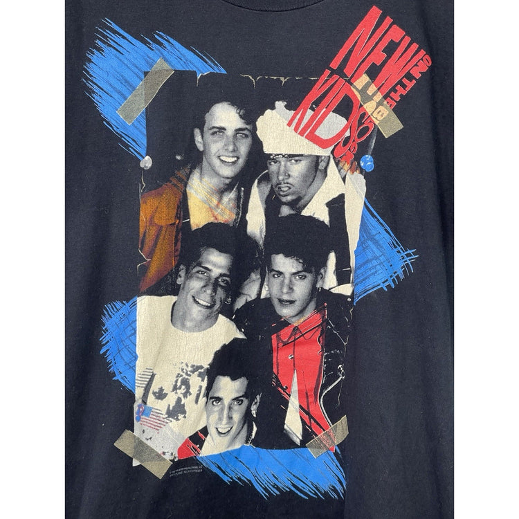 Vintage 90s New Kids On The Block No More Games Tour Shirt Large
