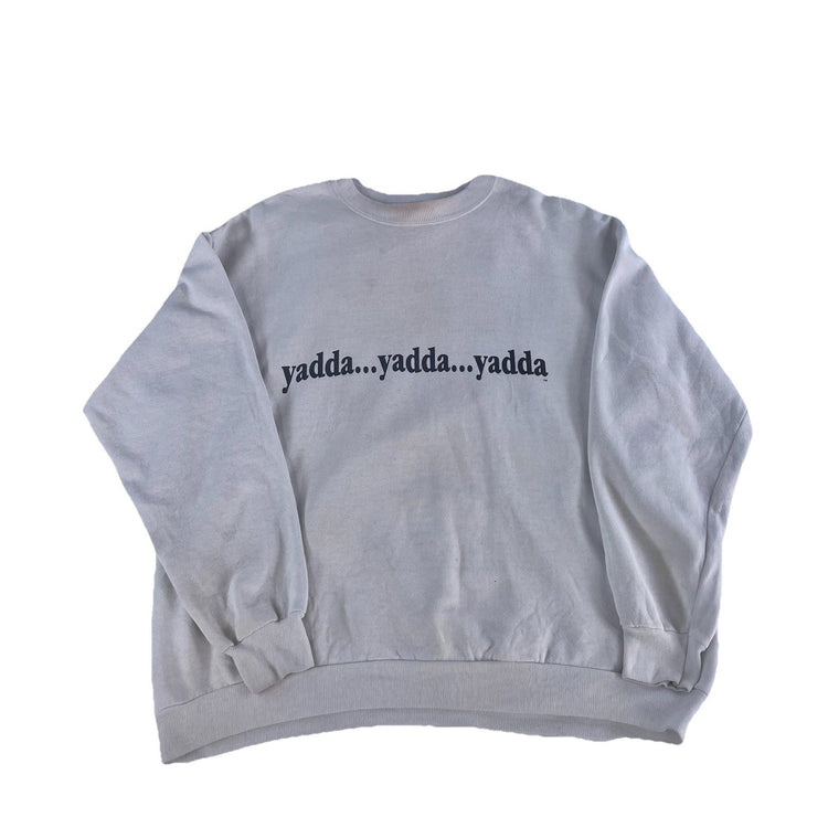Vintage 90s Lees “Yadda Yadda Yadda” Crewneck Sweatshirt Size Xl