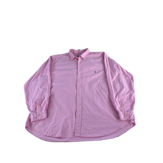 Mens Ralph Lauren Classic Pink ButtonUp Shirt Size 2XB