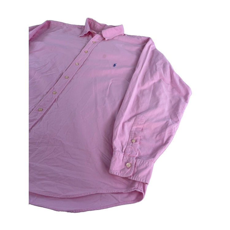 Mens Ralph Lauren Classic Pink ButtonUp Shirt Size 2XB