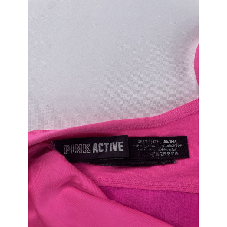 Womens Victoria Secret Hot Pink Racerback Sports Bra Size XS