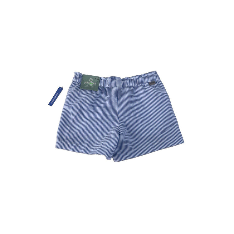 Youth Girl Magellan Outdoors NWT Blue White Stripe Seersucker Shorts SIZE M 8-10