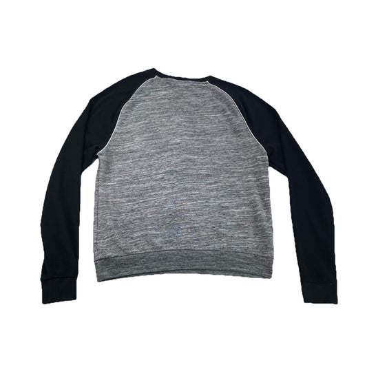 Women’s PINK Victoria  Secret Gray & Black Sweatshirt Size S