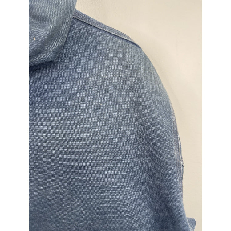 Vintage Carhartt Blue Canvas Workwear Jacket J03 NVY Mens XXL(fits XL)